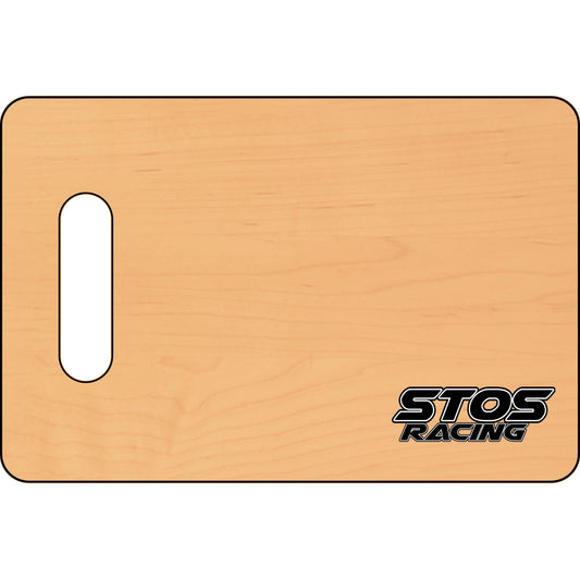 Stos Personalized Wooden Cutting Board with Racing Design, Custom Kitchen Decor, Ideal Gift for Chefs, Foodies, and Car Enthusiasts