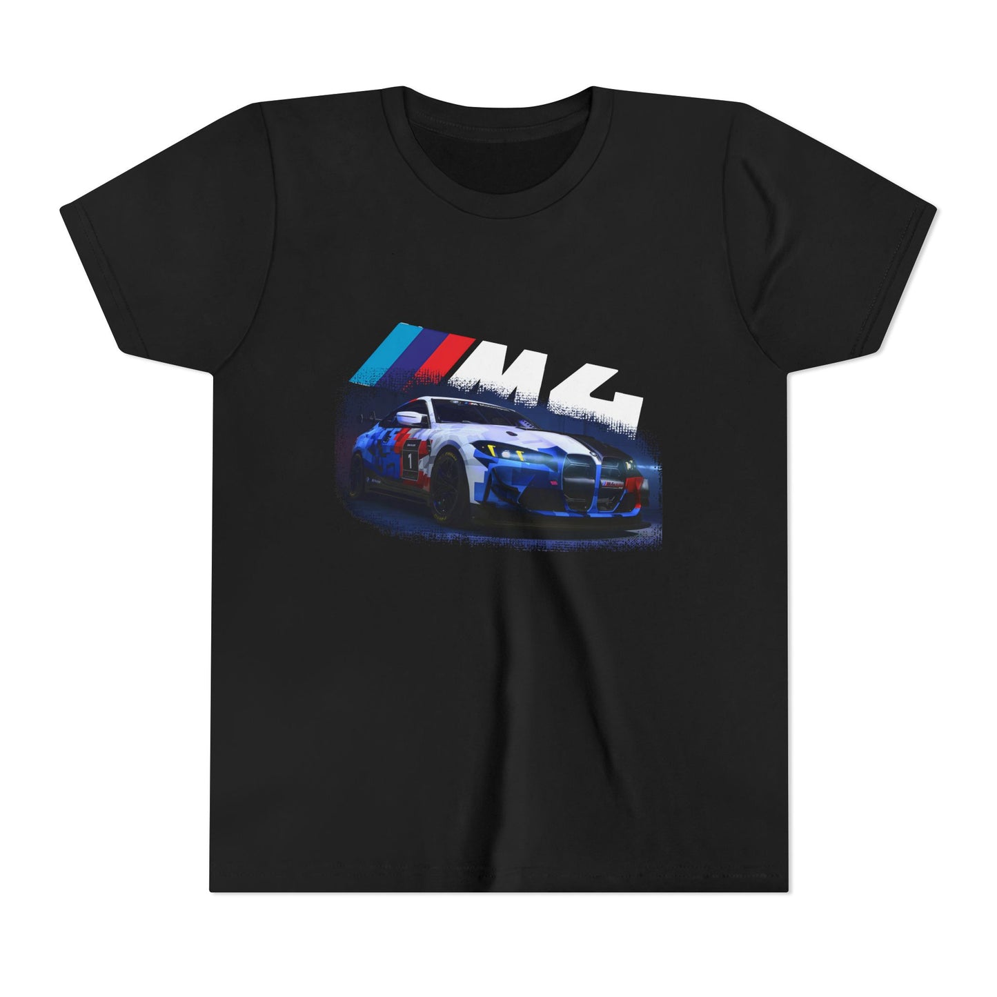 Youth BMW M4 Racing Tee – Kids Car Enthusiast Shirt