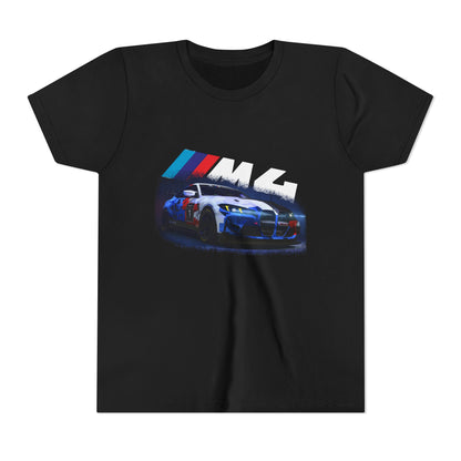 Youth BMW M4 Racing Tee – Kids Car Enthusiast Shirt