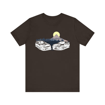 Skyline & Supra Tokyo Enthusiast Tee, Vintage Cars Shirt, Unisex Graphic Tee, Outdoor Lifestyle Apparel, Car Lover Gift, Perfect for Road Trips