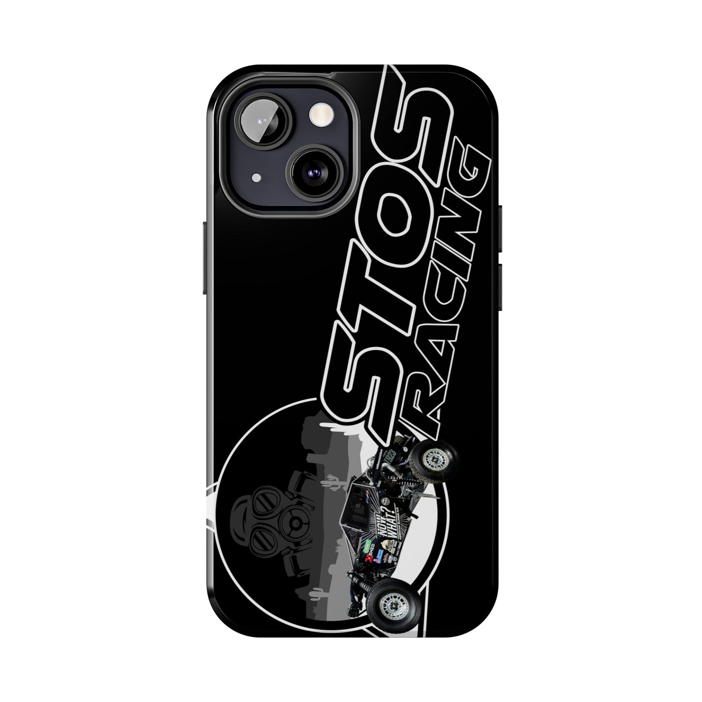 STOS Racing-Themed Tough Phone Cases, Durable Racing Phone Cover, Motorsport Accessories, Gifting for Car Enthusiasts, Sturdy Phone Protection