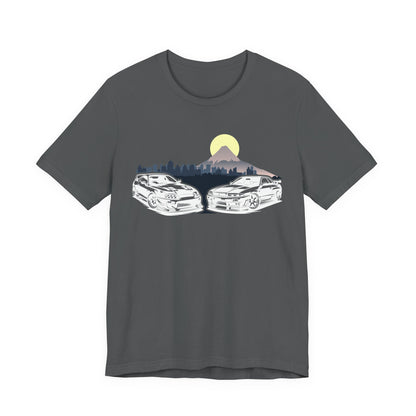 Skyline & Supra Tokyo Enthusiast Tee, Vintage Cars Shirt, Unisex Graphic Tee, Outdoor Lifestyle Apparel, Car Lover Gift, Perfect for Road Trips