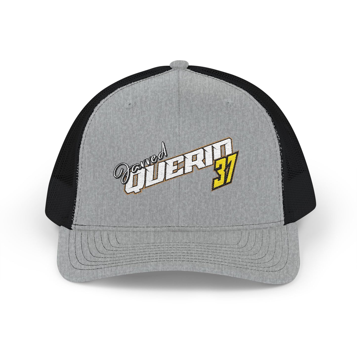 Jarred Querio 37 Embroidered Trucker Cap – Retro Racing Snapback