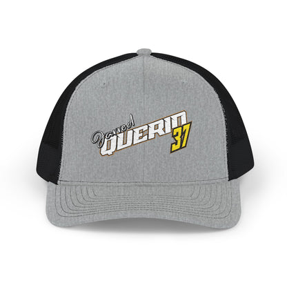 Jarred Querio 37 Embroidered Trucker Cap – Retro Racing Snapback