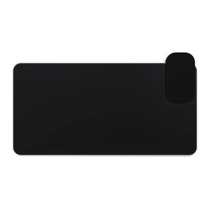 LED Racing Wireless Charging Mouse Pad — RGB Desk Mat with Fast Qi Charger