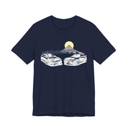 Skyline & Supra Tokyo Enthusiast Tee, Vintage Cars Shirt, Unisex Graphic Tee, Outdoor Lifestyle Apparel, Car Lover Gift, Perfect for Road Trips