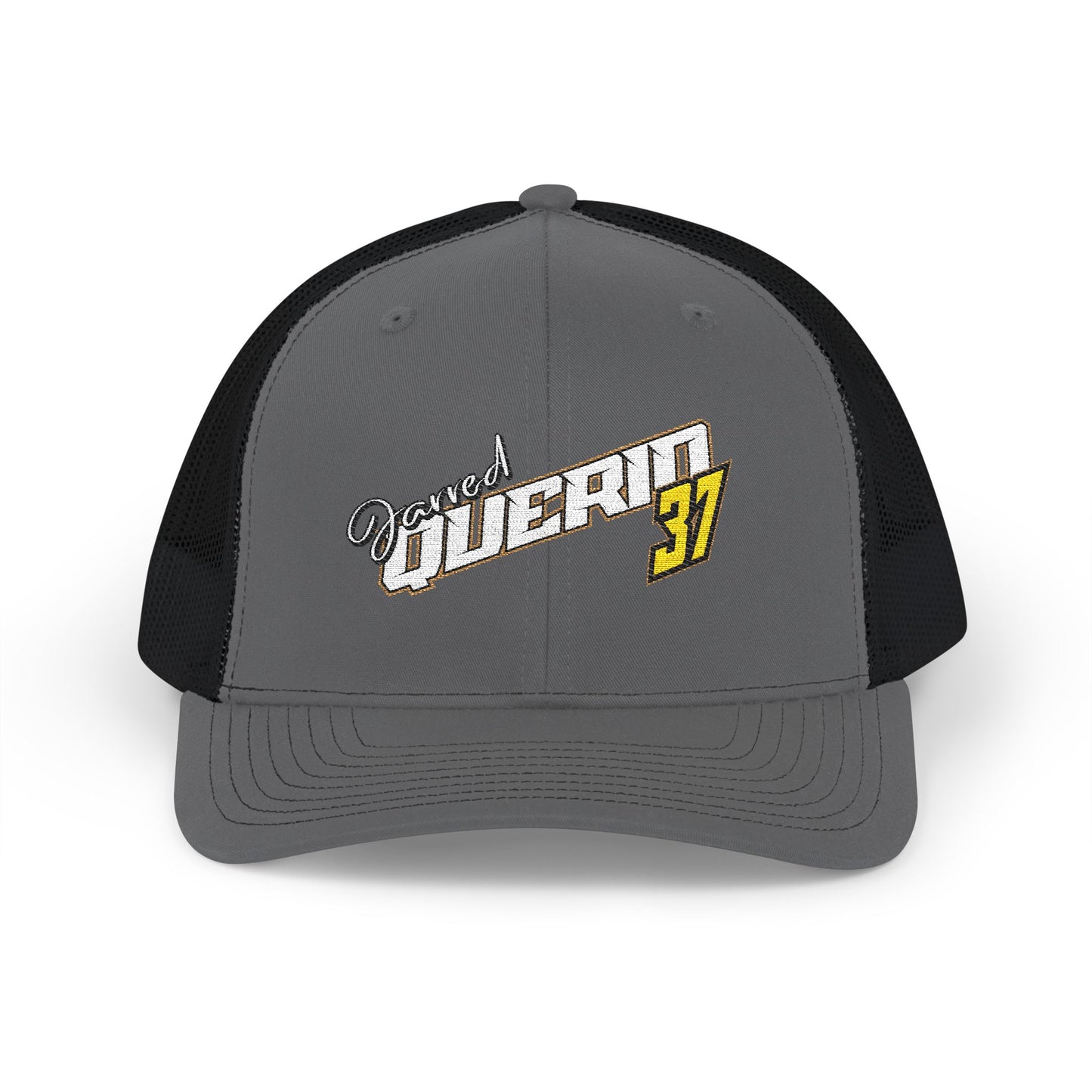Jarred Querio 37 Embroidered Trucker Cap – Retro Racing Snapback