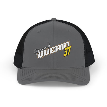 Jarred Querio 37 Embroidered Trucker Cap – Retro Racing Snapback