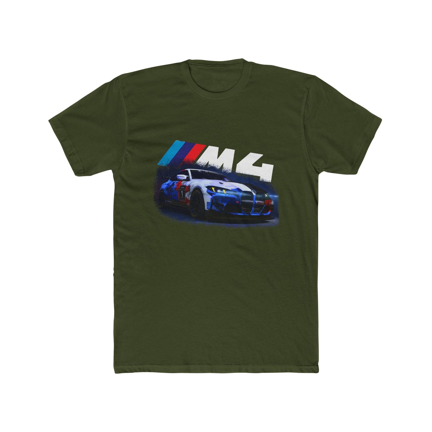 BMW M4 Racing Tee — Sport Car Graphic Crewneck