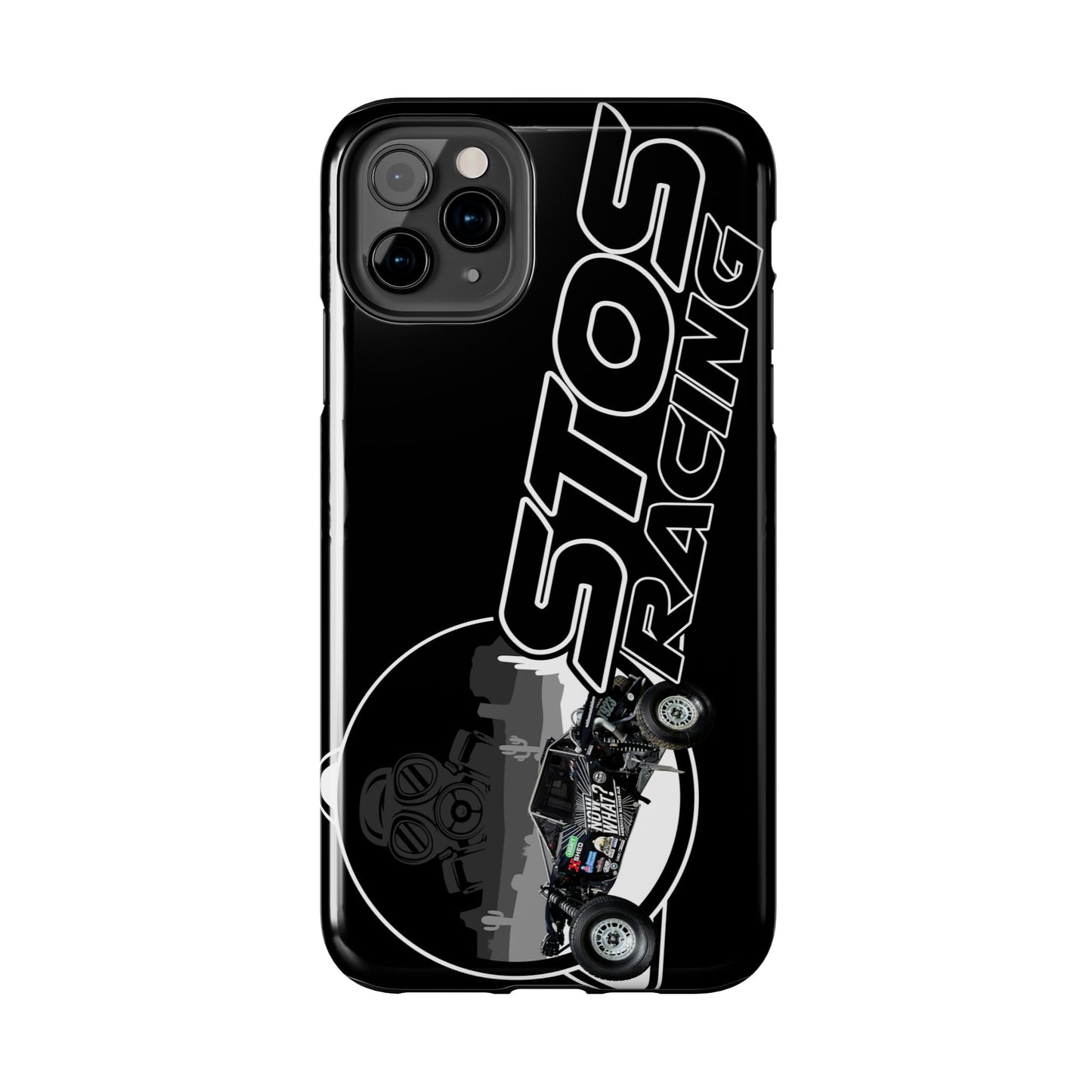 STOS Racing-Themed Tough Phone Cases, Durable Racing Phone Cover, Motorsport Accessories, Gifting for Car Enthusiasts, Sturdy Phone Protection