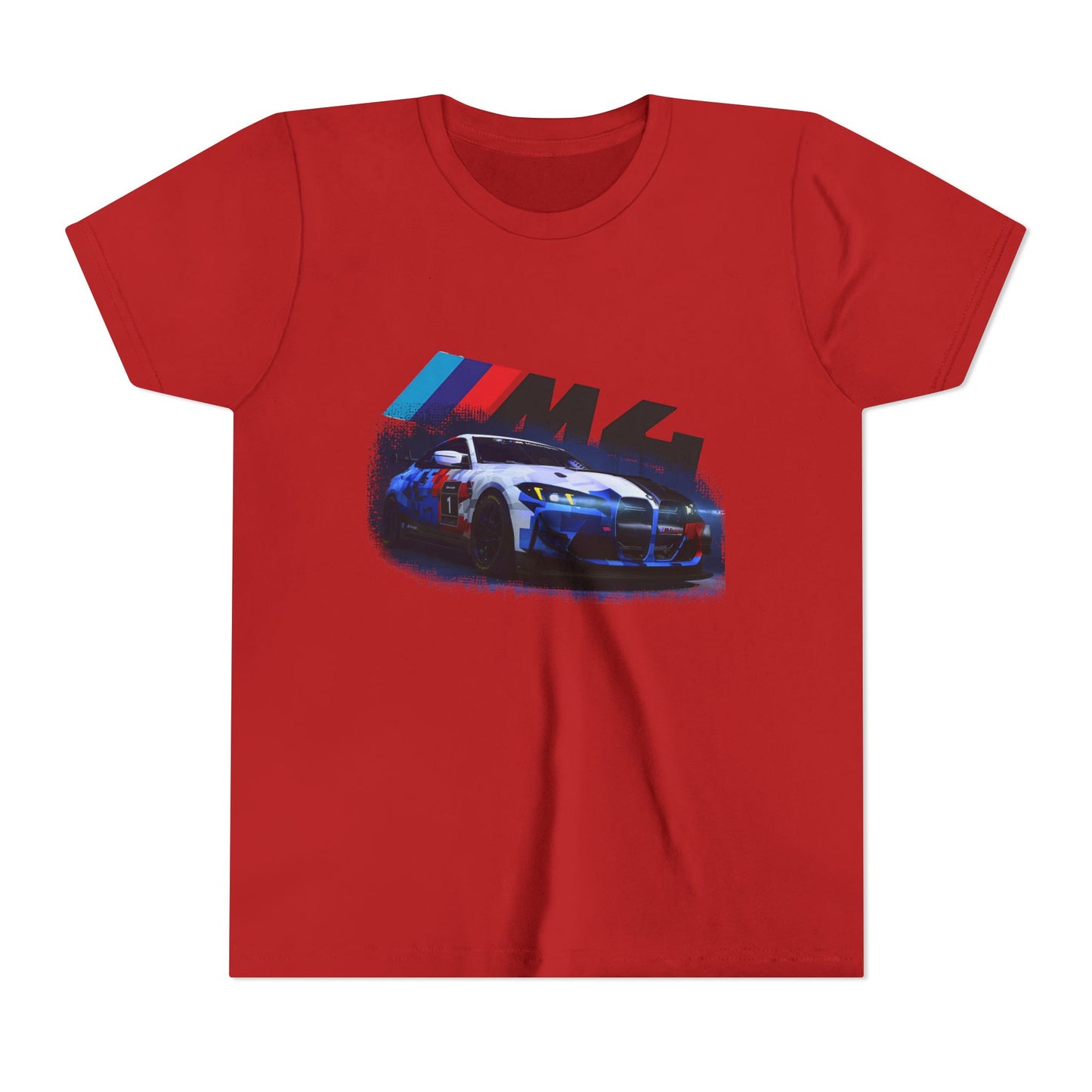 Youth BMW M4 Racing Tee – Kids Car Enthusiast Shirt