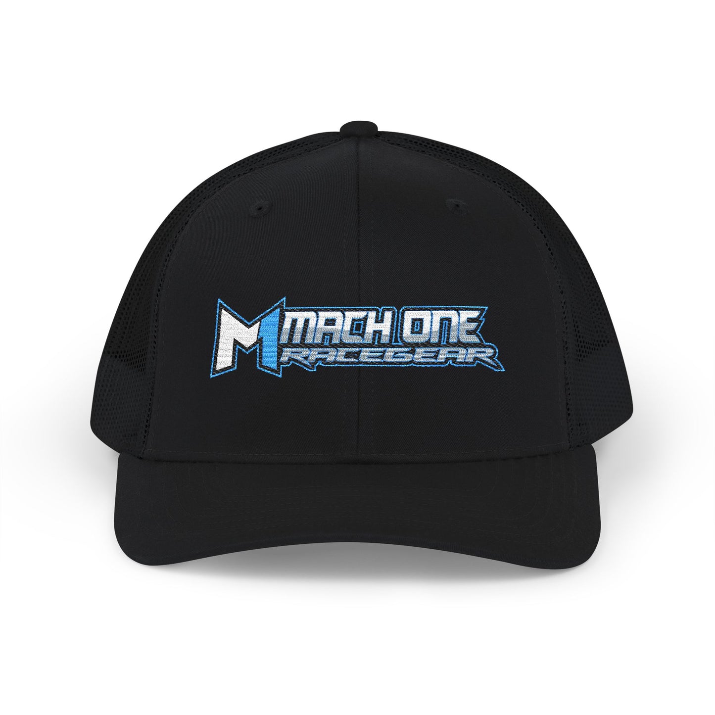 Mach One Race Gear Snapback Trucker Cap - Stylish Embroidered Cap for Racing Enthusiasts