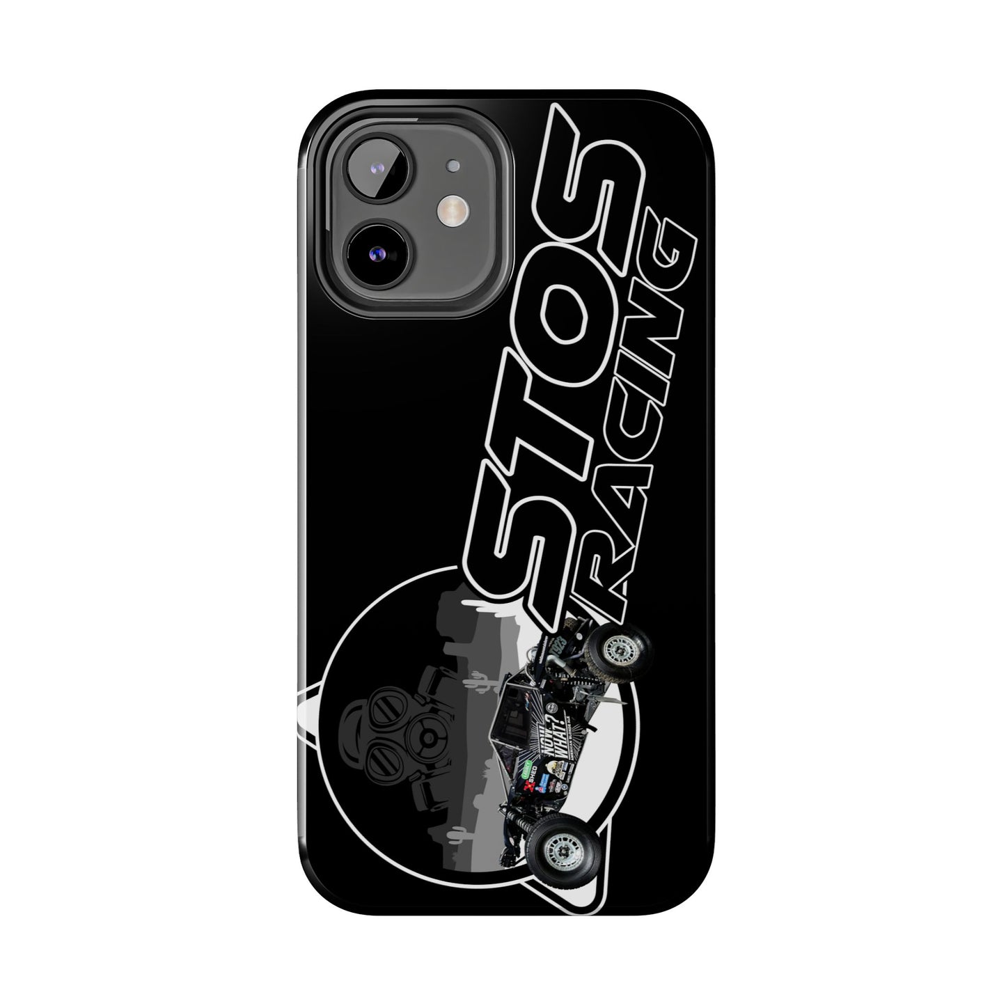 STOS Racing-Themed Tough Phone Cases, Durable Racing Phone Cover, Motorsport Accessories, Gifting for Car Enthusiasts, Sturdy Phone Protection