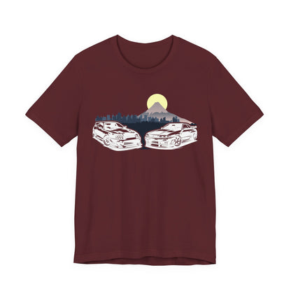 Skyline & Supra Tokyo Enthusiast Tee, Vintage Cars Shirt, Unisex Graphic Tee, Outdoor Lifestyle Apparel, Car Lover Gift, Perfect for Road Trips