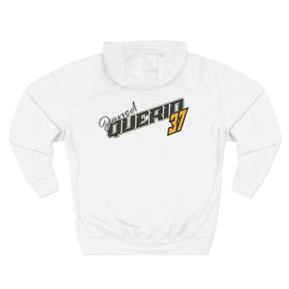 Jarred Querio Motorsports Racing Hoodie — 'Guerin 37' Three-Panel Fleece Racing Logo