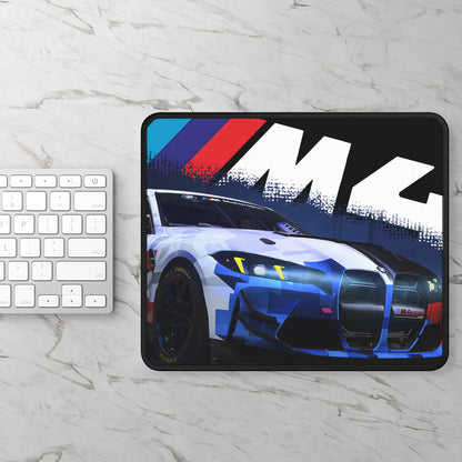 Racing BMW M4 Sport Car Gaming Mouse Pad — Motorsport Drift Desk Mat