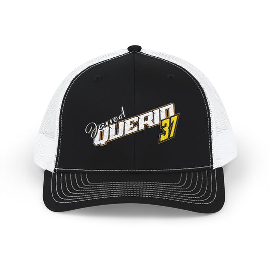 Jarred Querio 37 Embroidered Trucker Cap – Retro Racing Snapback