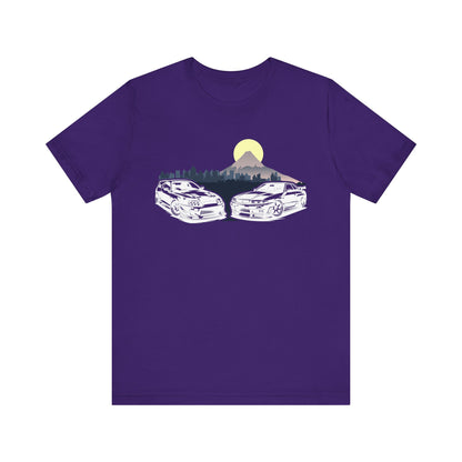Skyline & Supra Tokyo Enthusiast Tee, Vintage Cars Shirt, Unisex Graphic Tee, Outdoor Lifestyle Apparel, Car Lover Gift, Perfect for Road Trips