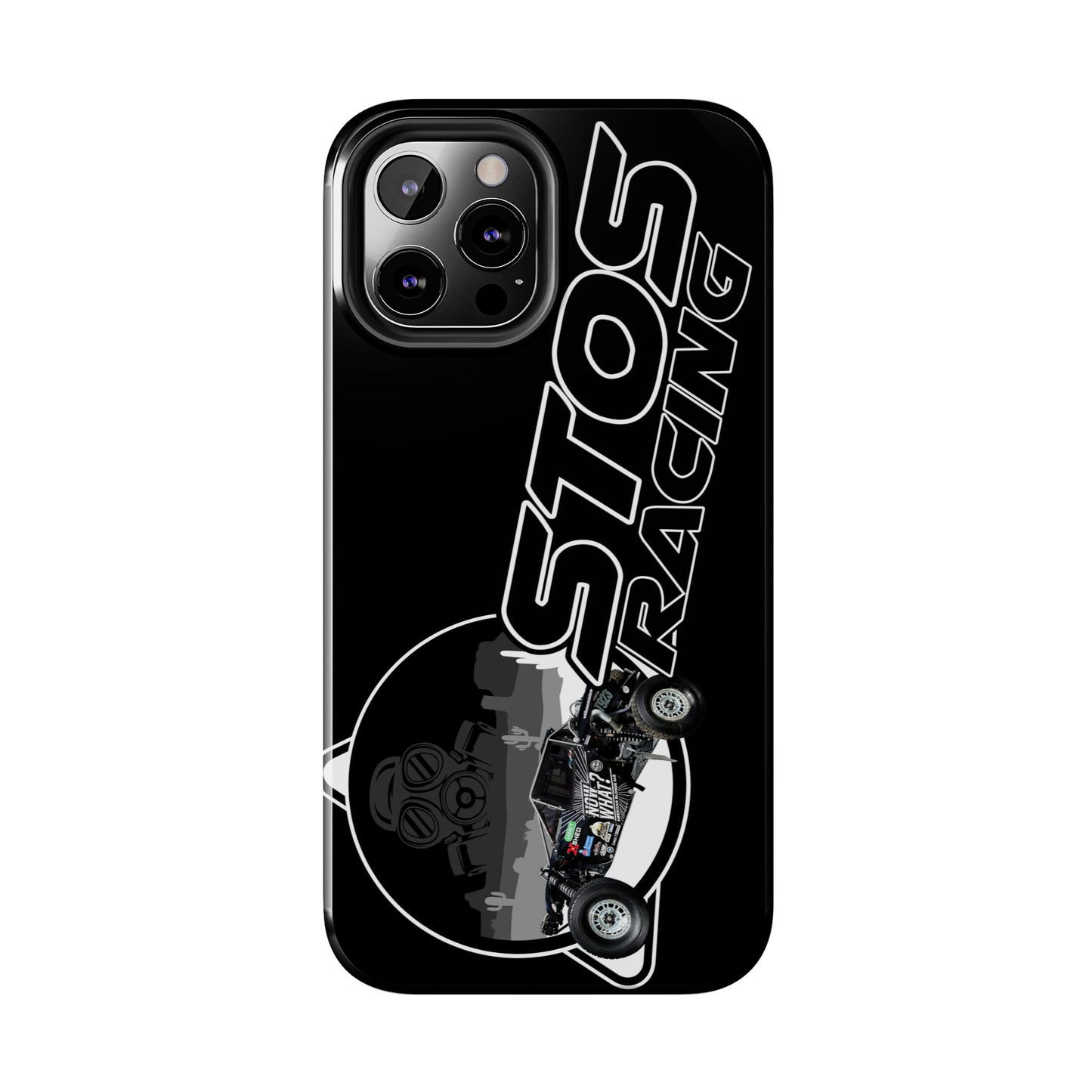 STOS Racing-Themed Tough Phone Cases, Durable Racing Phone Cover, Motorsport Accessories, Gifting for Car Enthusiasts, Sturdy Phone Protection