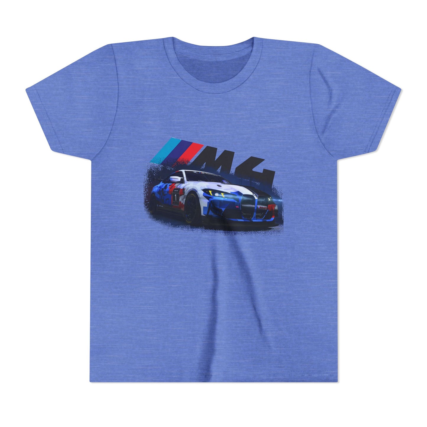 Youth BMW M4 Racing Tee – Kids Car Enthusiast Shirt