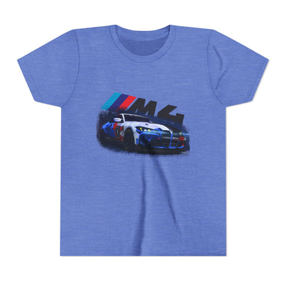 Youth BMW M4 Racing Tee – Kids Car Enthusiast Shirt