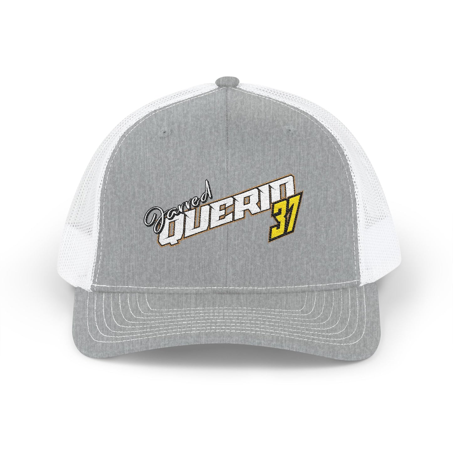 Jarred Querio 37 Embroidered Trucker Cap – Retro Racing Snapback