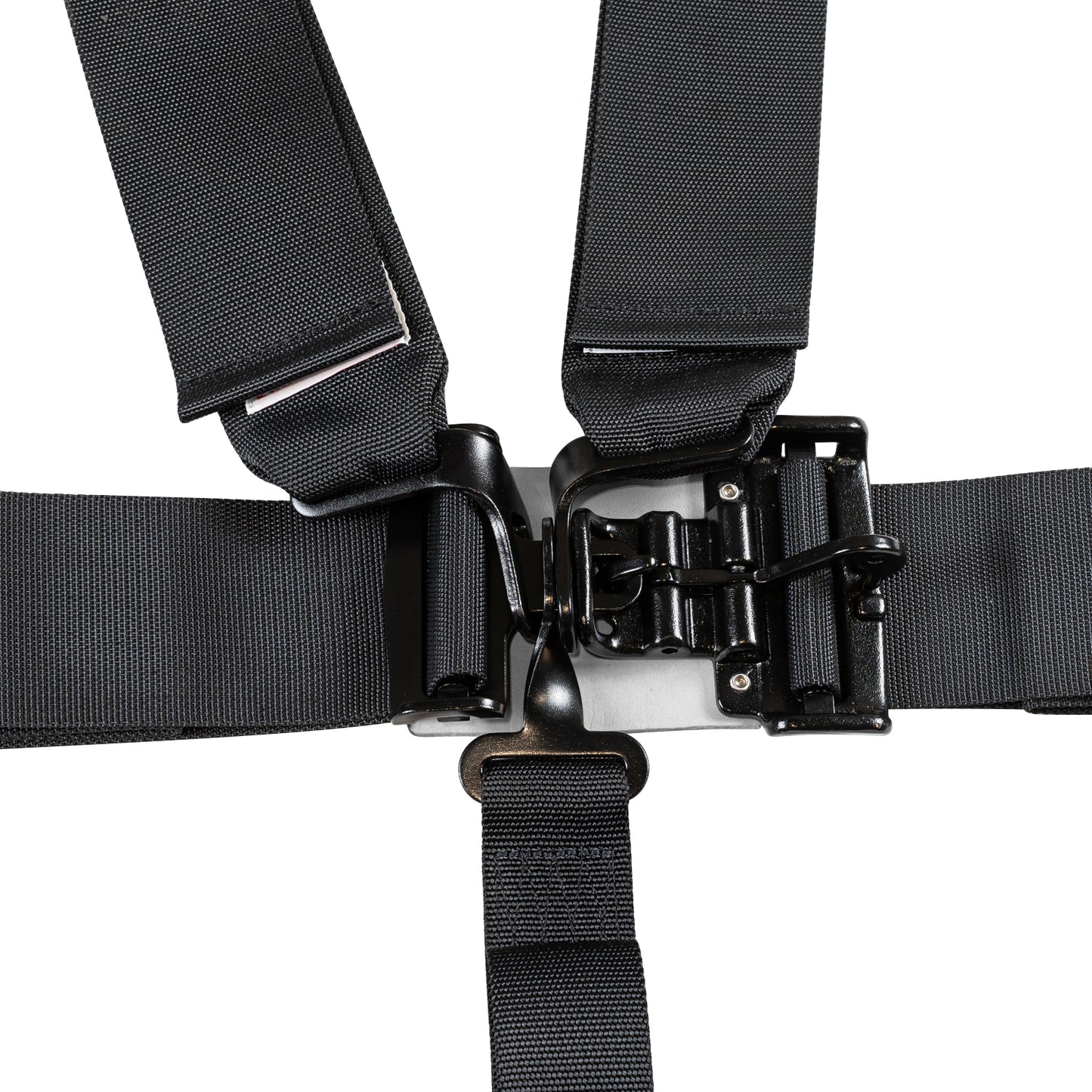 Race Seat Harness Black 3/2 Shoulder 3 5 Point Pull Down (Out)