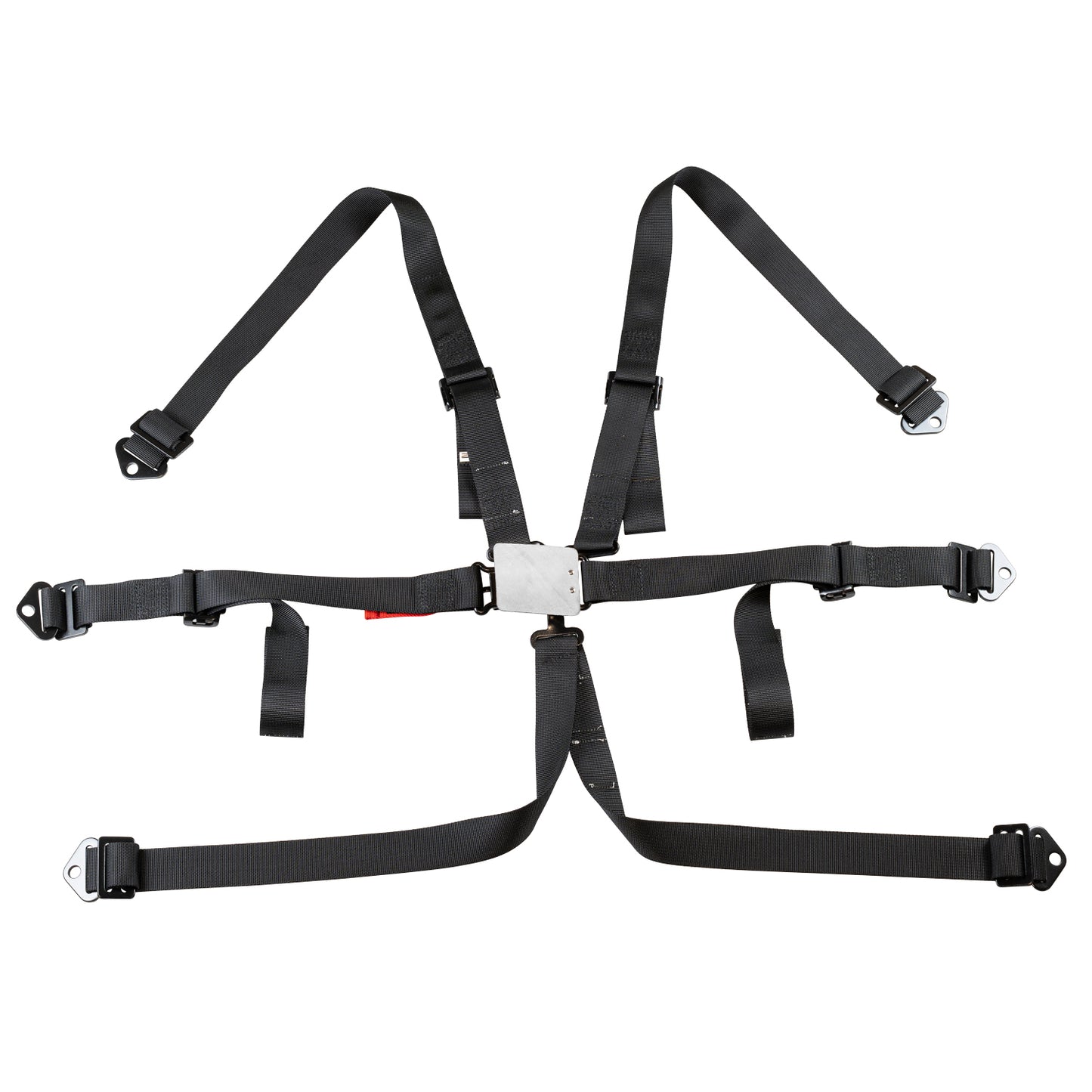 Race Seat Harness Black 2 Shoulder 2 6 Point Pull Up (In)