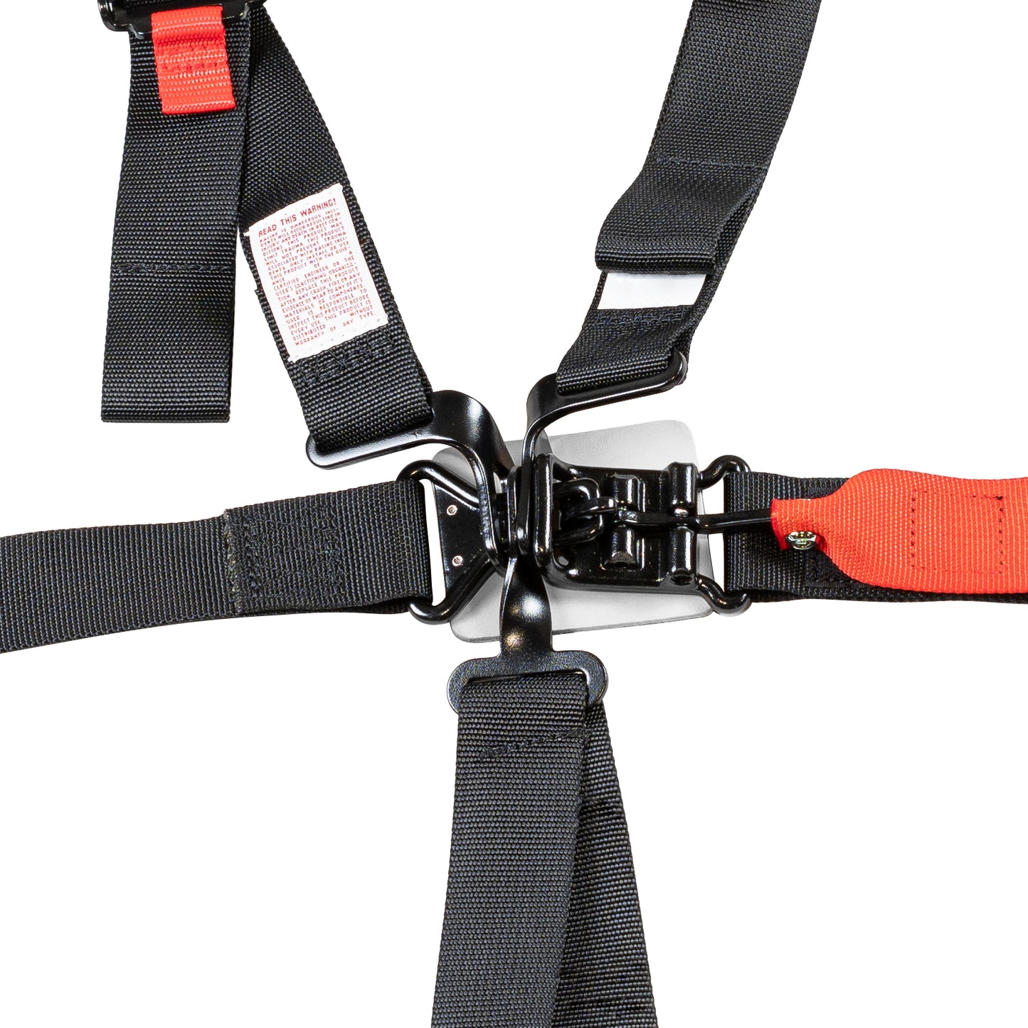 Race Seat Harness Black 2 Shoulder 2 6 Point Pull Up (In)