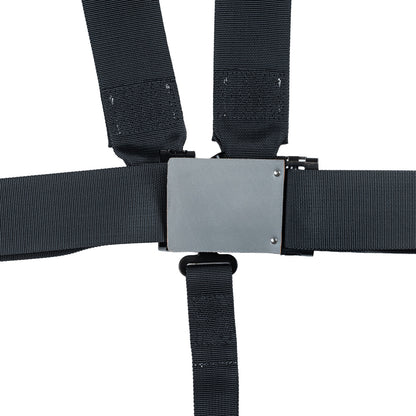 Race Seat Harness Black 3x3 5 Point Pull Down (Out)
