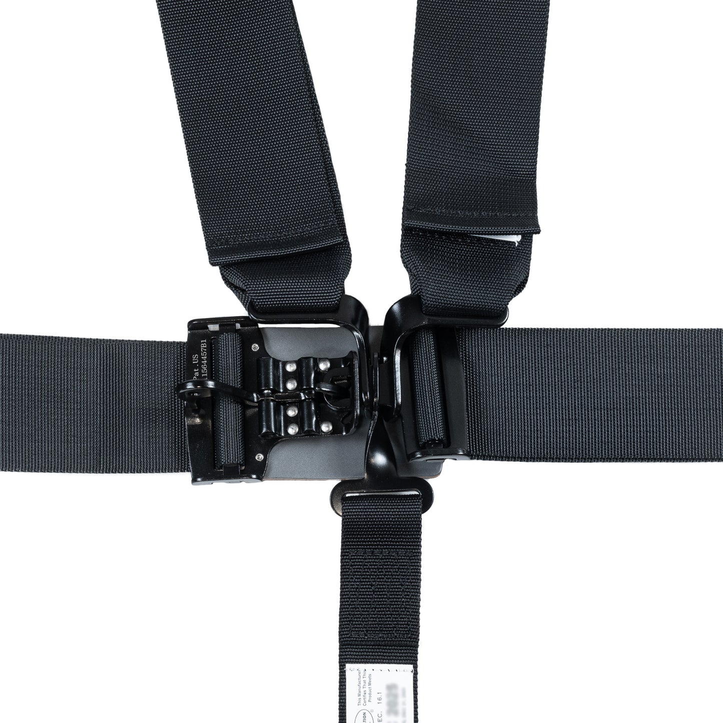 Race Seat Harness Black 3x3 5 Point Pull Down (Out)