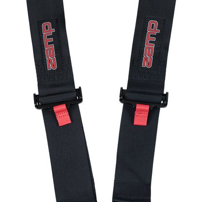Race Seat Harness Black 3x3 5 Point Pull Down (Out)