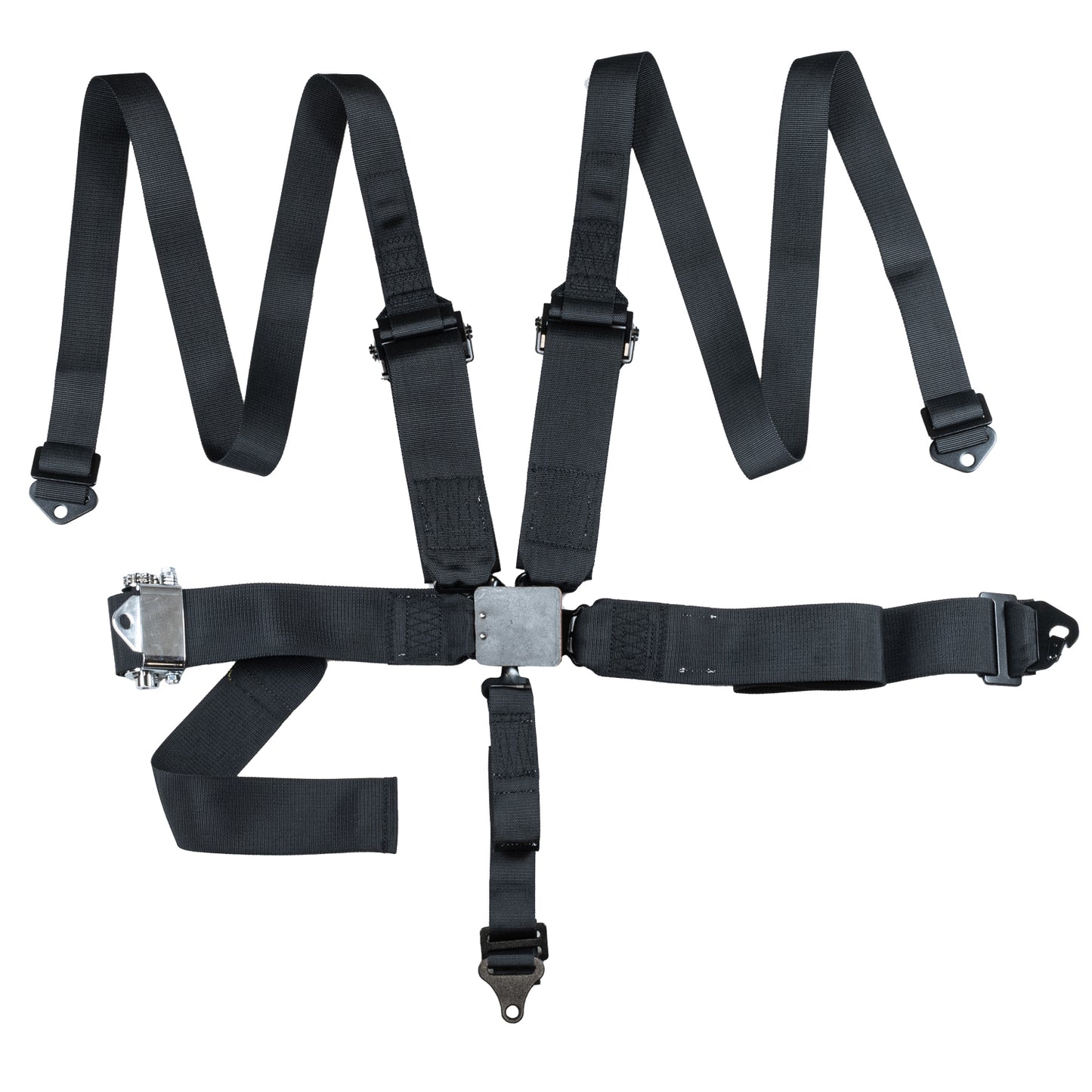 Race Seat Harness Black 3"/2" Ratchet Left 5 Point