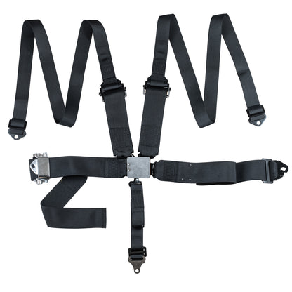 Race Seat Harness Black 3"/2" Ratchet Left 5 Point