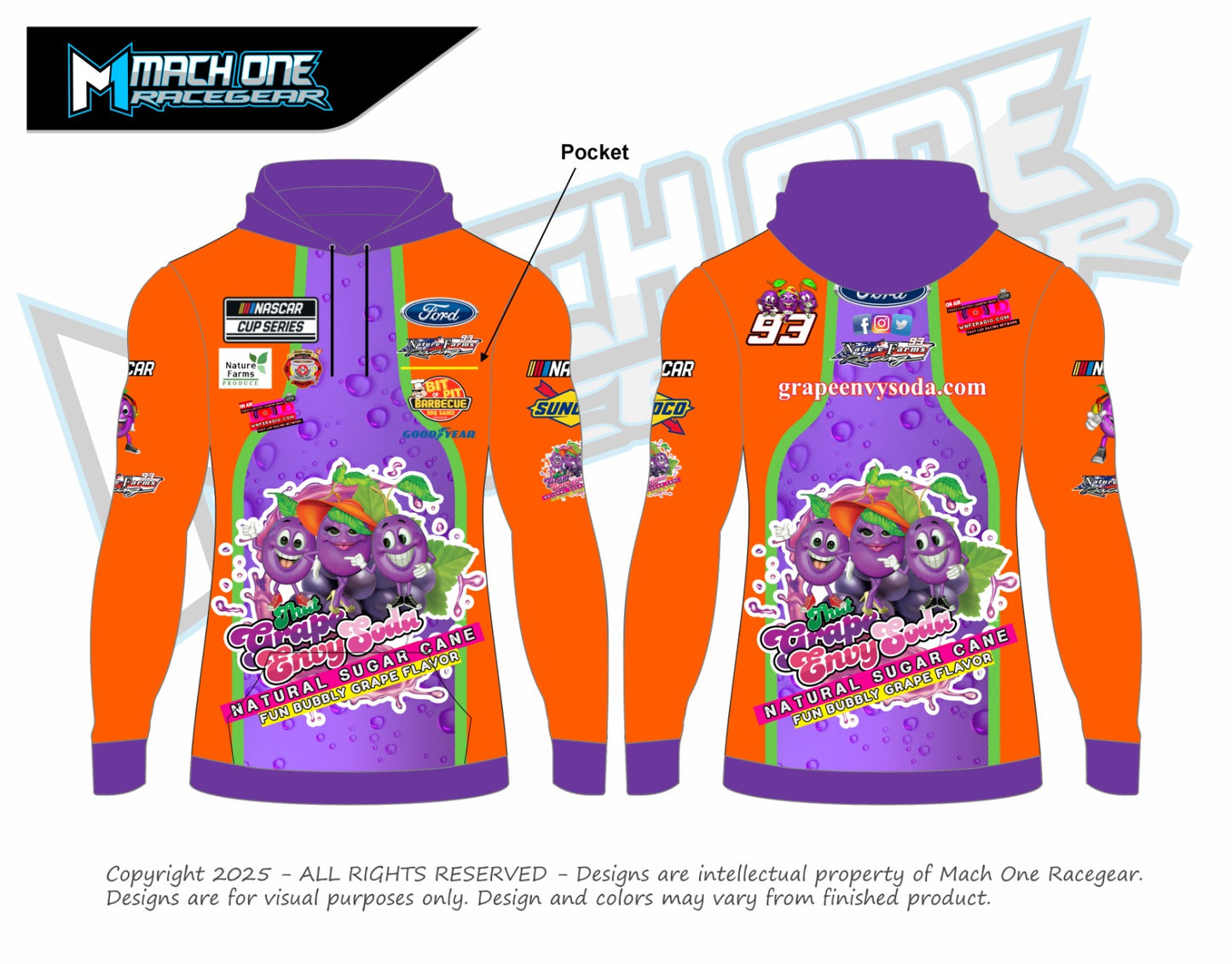 Grape Envy Soda Hoodie - Style 2